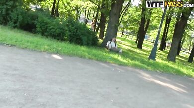 Sex with hot babe in high grass