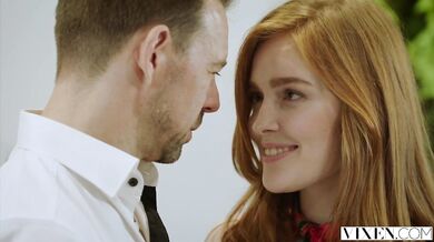 Sex with beautiful redhead