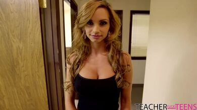 Busty techaer Ashley Sinclair got fucked