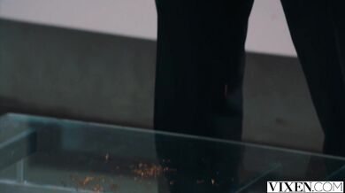 Two hot bitches fucked in rich man house