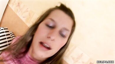 Russian babe Shantel Feya showing her huge tits