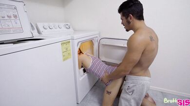 Slim brunette with small tits got fucked