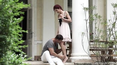 Outdoors sex with amazin redhead Shona River