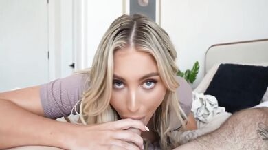 Hot blonde Kayley Gunner in hot fuck with her BF