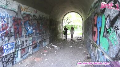 Student With Big Natural Tits Jenny Joy Agrees To Outdoor Threesome