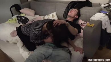 Czech Twins Dellai In Homemade Porn