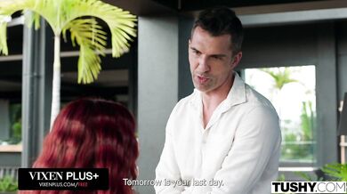 Hot Redhead Sirena Milano Loves Getting Hard Cock Inside Her Tight Ass