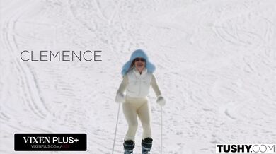 Anal Obsessed Eve Sweet And Clemence Audiard Fuck In Threesome At The Chalet