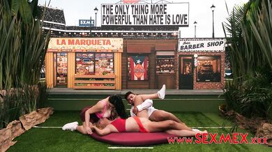 Two Latinas Gaby Veracruz And Paola Rubiel Fuck Hard Cock In Threesome