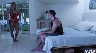 Two Blondes Enjoy Big Cock In Threesome