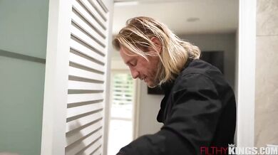 Stepdad catches petite Liora Vane in the act and gives her a hard lesson in sex