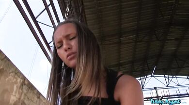 Naomi Bennet gets drilled in doggy-style and swallows a big load