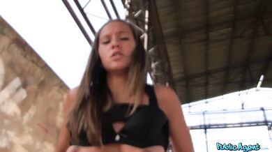 Naomi Bennet gets drilled in doggy-style and swallows a big load