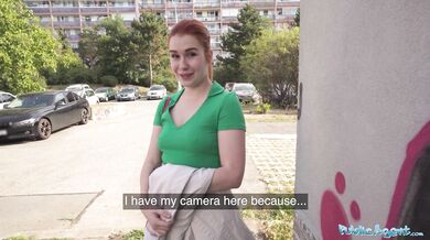 Izzy goes bareback with a stranger in public