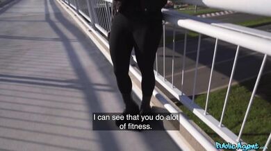 Italian teacher gets a creampie in public