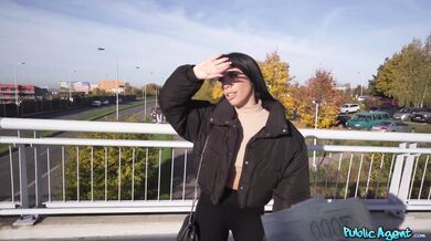 Italian teacher gets a creampie in public