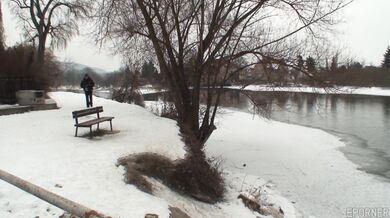 Outdoors sex with horny blonde Samantha Jolie