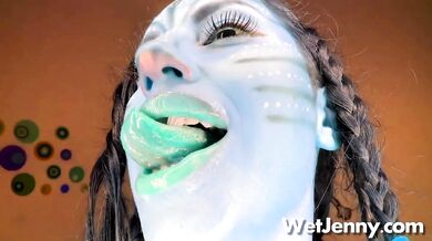 Masturbating avatar