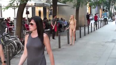 Beautiful Czech blonde Cox A naked in public