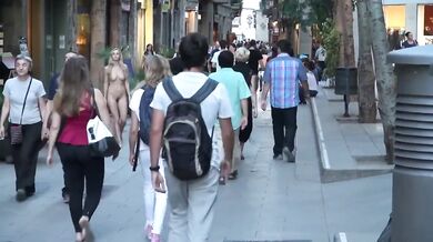 Beautiful Czech blonde Cox A naked in public