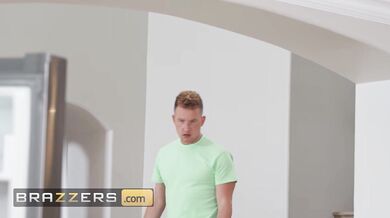 BRAZZERS - Penny Barber and Kell Fire have threesome fun in their tennis outfits