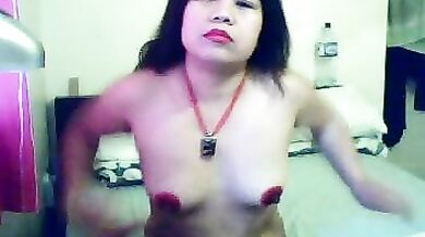 Amateur asian MILF solo