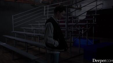 Asteria Jade devour Parker's thick rod before taking it deep inside her hungry ass.