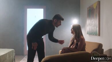 Asteria Jade devour Parker's thick rod before taking it deep inside her hungry ass.