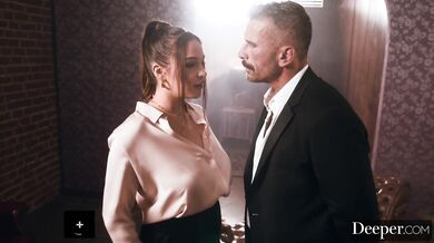 This brunette beauty surrenders her ass for a deep pounding and a pulsing gape