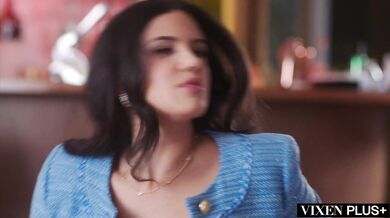 Penny take a deepthroat session before getting her hole fucked out in every position