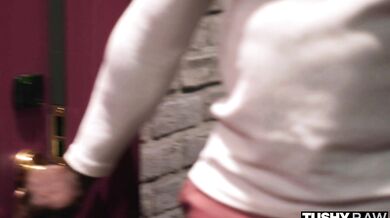 Keira stretch her hungry star while taking a massive dick
