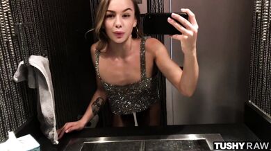 Naomi Swan moan as a thick, throbbing cock hammers her rectum into a deep and pulsing gape