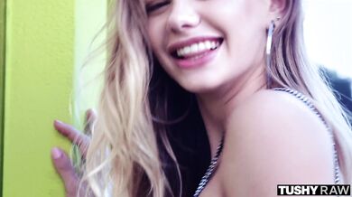 Naomi Swan moan as a thick, throbbing cock hammers her rectum into a deep and pulsing gape