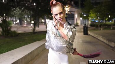 Petite slut Sirena Milano moan as her hungry ass gets stretched by a heavy cock