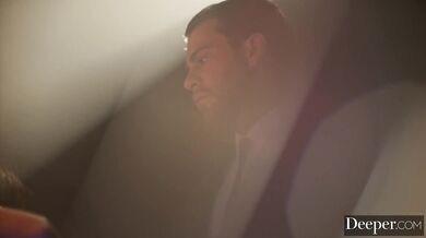 Gravity works against her as Richard delivers a brutal internal wrecking to the bound and helpless adult superstar.