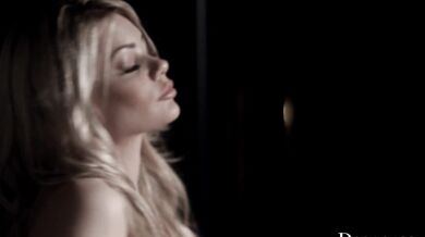 Tiny babe Melody Marks enjoys an intense and passionate fuck with a stranger