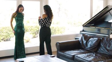 Showing her gratitude by taking a hard pounding and swallowing every drop