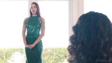 Showing her gratitude by taking a hard pounding and swallowing every drop