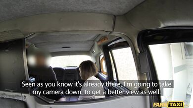 Famous British taxi anal session with a horny BBW stretching her holes