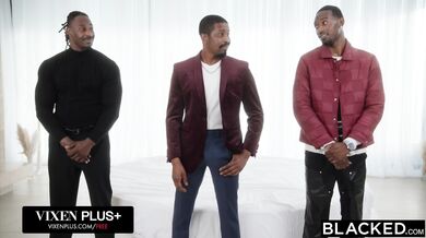 From aggressive deepthroat sessions to a hardcore triple-drilling this trio of babes handles massive black rods like total pros