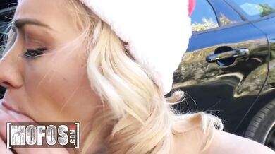 Haley Reed turns the Christmas spirit into a high-speed engine of naughty provocation