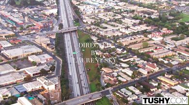 Boss and rookie team up for a brutal double-ended assault on Kazumi’s pussy and ass