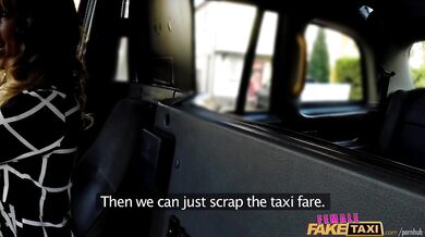 UK taxi driver or passenger gets a hardcore stretching from a thick member
