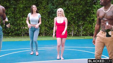 Gabbie Carter and Skylar Vox enjoy a wild interracial cheating threesome with a giant BBC