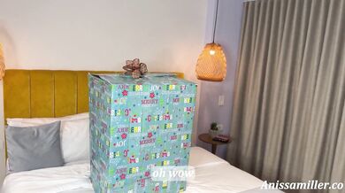 Stepdad enjoys his forbidden Christmas gift while mom is away visiting family