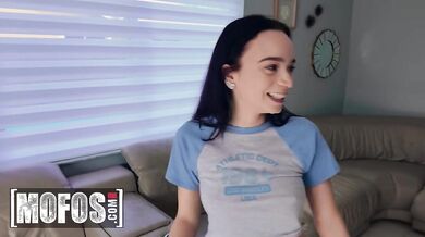 This horny babe gets her tightest exit stretched and filled with a thick load