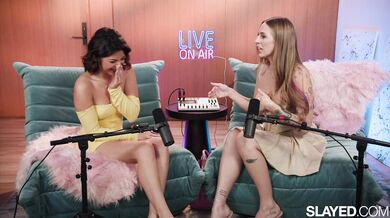 Hazel Heart gets her pussy thoroughly tasted and devoured by the gorgeous Angel Youngs