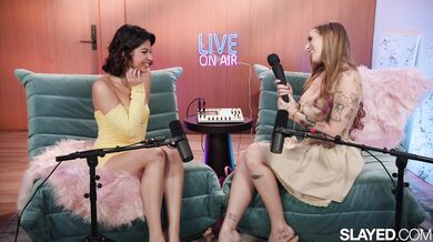 Hazel Heart gets her pussy thoroughly tasted and devoured by the gorgeous Angel Youngs