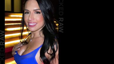 Two powerful black men destroy Eva Angelina during a wild double penetration encounter