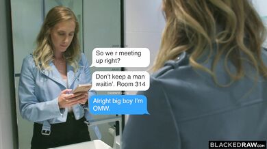 My girlfriend takes on the biggest black member on earth in this hardcore scene